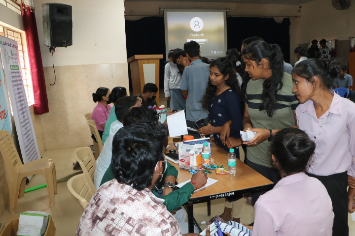 free Health check up and blood donation